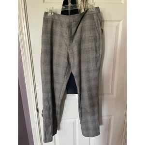 ZARA grey plaid pants